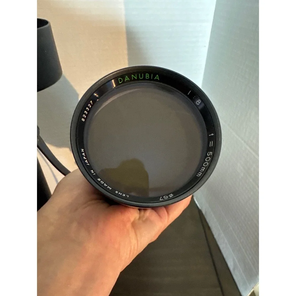 Danubia 500mm f8 Telephoto Prime Lens Japan Manual Focus with Hard Case 823327